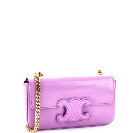 セリーヌ トリオンフ チェーンショルダーバッグ レザー ミディアム