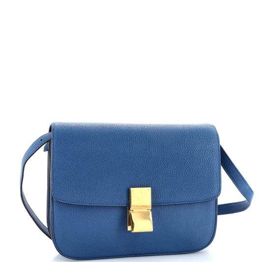 セリーヌ クラシック ボックスバッグ グレイニーレザー ミディアム