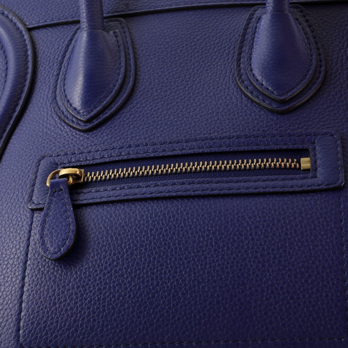 セリーヌ ラゲッジバッグ グレイニーレザー マイクロ