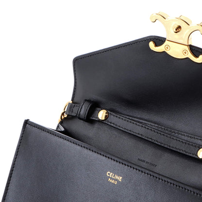 セリーヌ マルゴ トリオンフ チェーンウォレット レザー なし