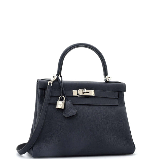 HERMESケリー ブルー トゴ 28