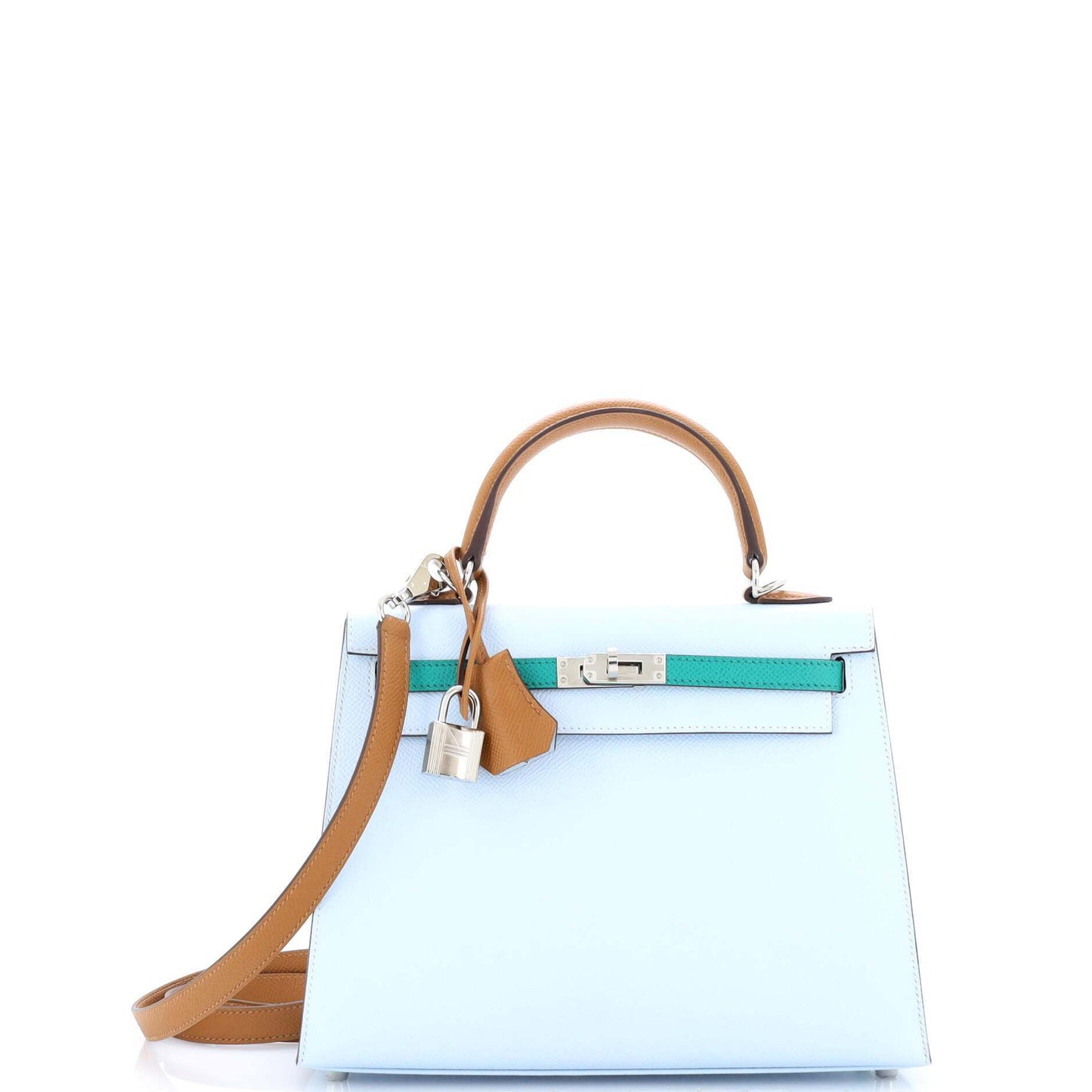 エルメス ケリー トリコロール エプソン 25