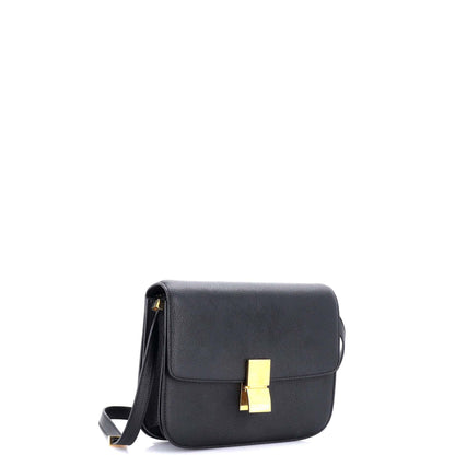 セリーヌ クラシック ボックスバッグ グレイニーレザー ミディアム