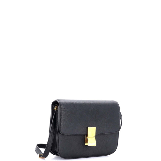 セリーヌ クラシック ボックスバッグ グレイニーレザー ミディアム