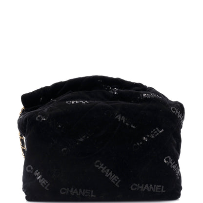 【レア】CHANEL22 ヴェルヴェット スパンコール