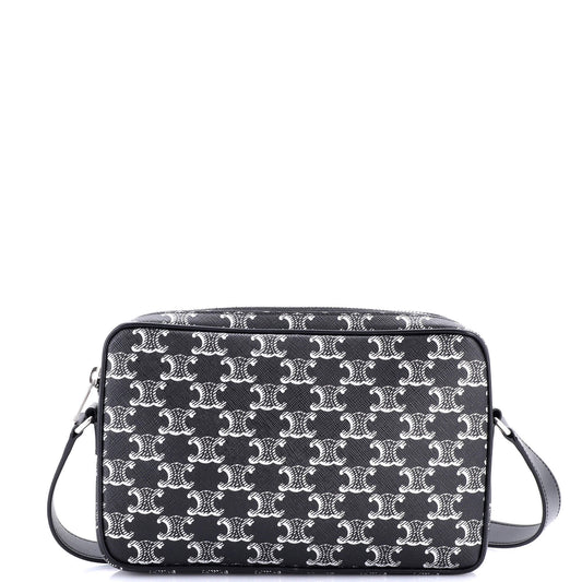 セリーヌ メッセンジャーバッグ トリオンフ コーティングキャンバス ミディアム