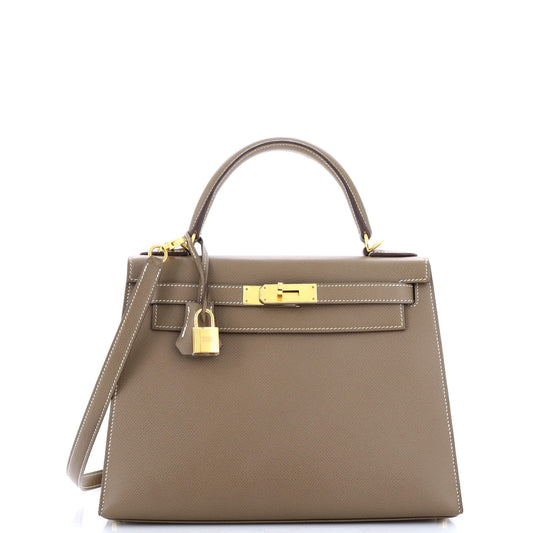 HERMESケリー グレーエプソン 28