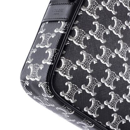 セリーヌ メッセンジャーバッグ トリオンフ コーティングキャンバス ミディアム