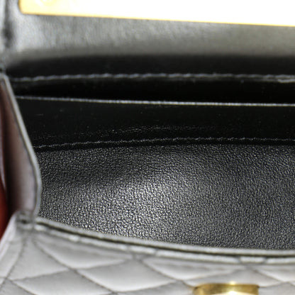 CHANELココハンドル ラムスキン スモール