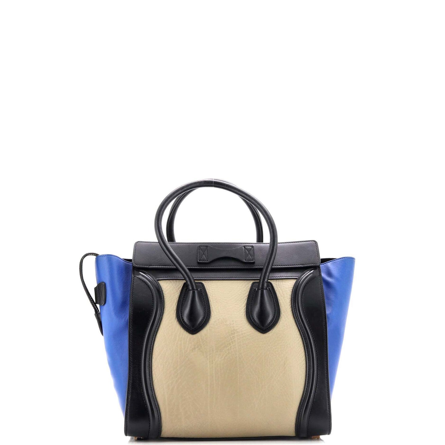 セリーヌ トリコロール ラゲッジバッグ レザー マイクロ