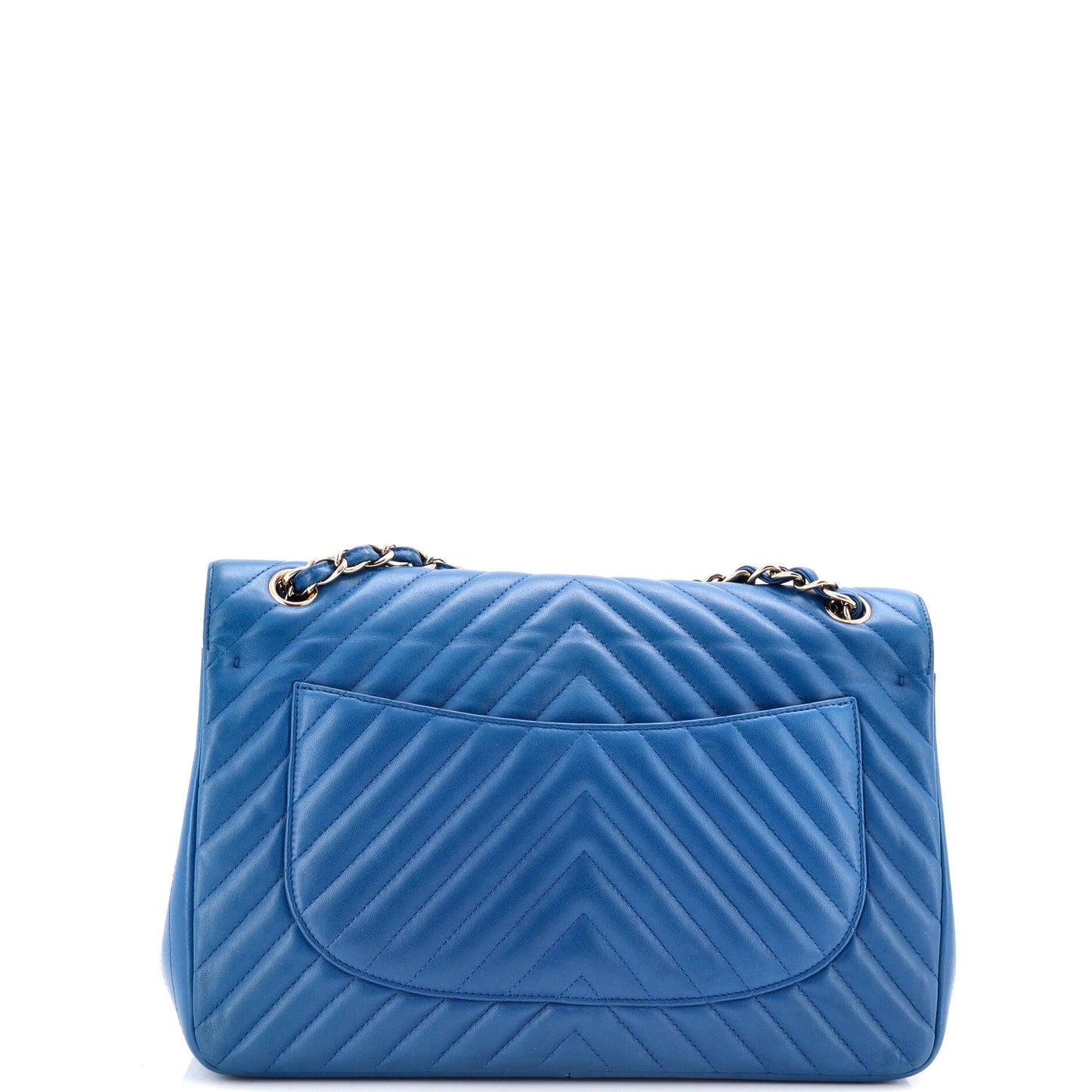 CHANELダブルフラップ シェブロン