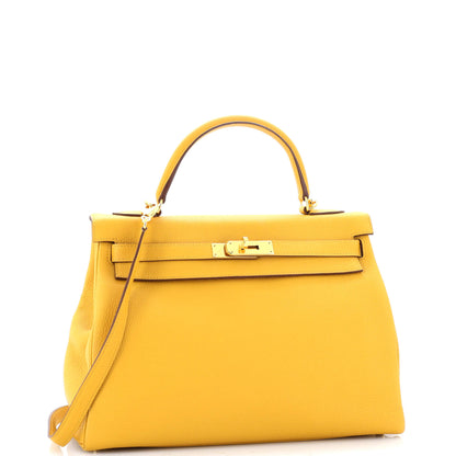 エルメス ケリー イエロー トゴ 32