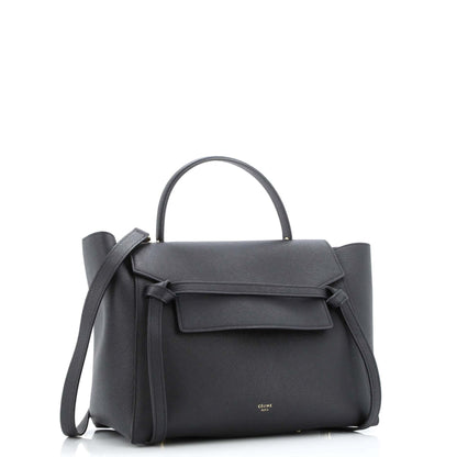 セリーヌ ベルトバッグ テクスチャードレザー ミニ