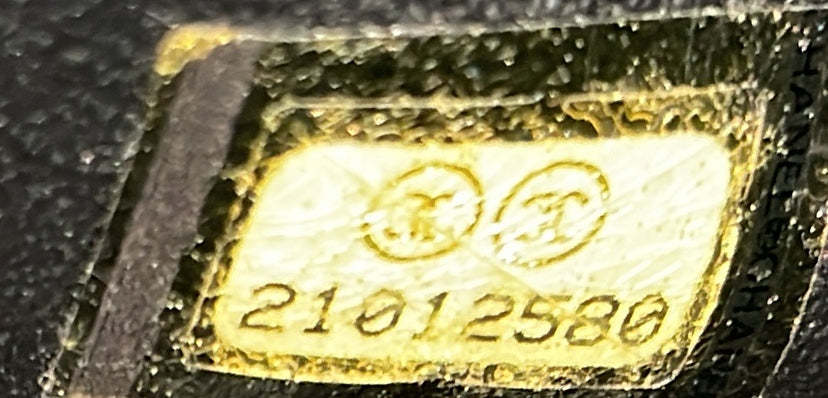 超レア SO BLACK★CHANELラムスキン ジャンボ