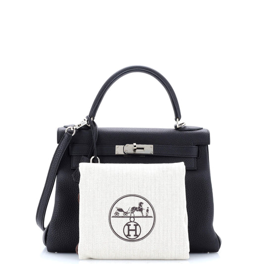 エルメス ケリー ブラック トゴ 28