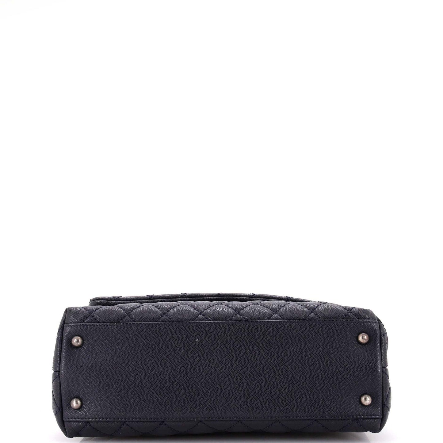 CHANELココハンドル キャビアスキン リザード