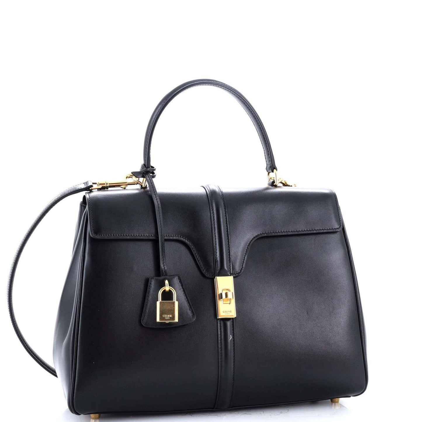 セリーヌ 16インチ トップハンドルバッグ スムースカーフスキン ミディアム