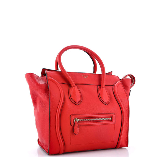 セリーヌ ラゲッジバッグ グレイニーレザー ミニ