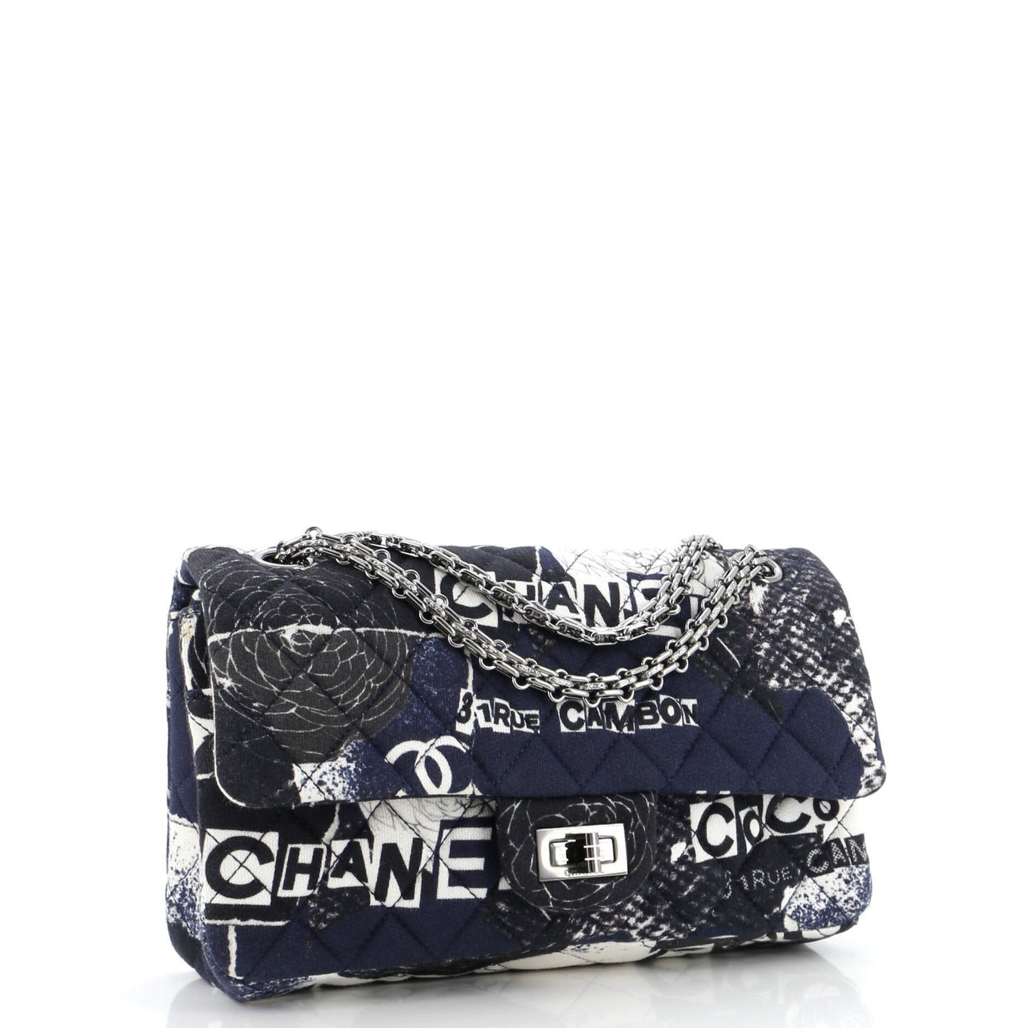 CHANEL 復刻版 2.55 プリントジャージー 225