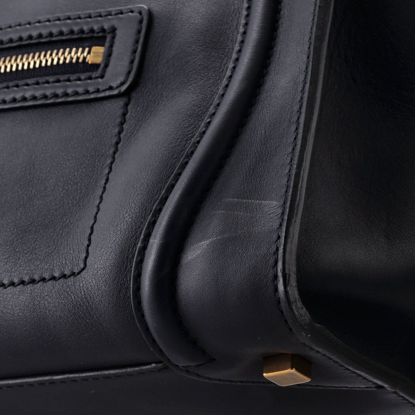 Celine Luggage Bag Smooth Leather Mini