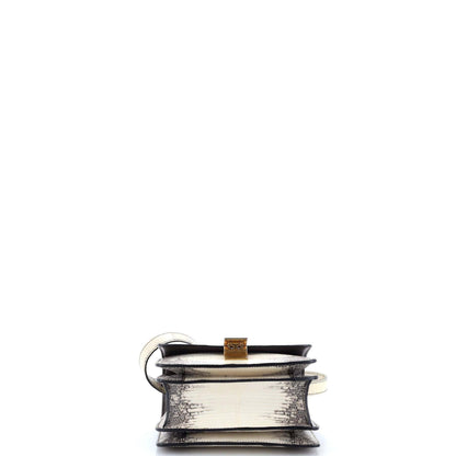 セリーヌ クラシック ボックスバッグ リザード スモール