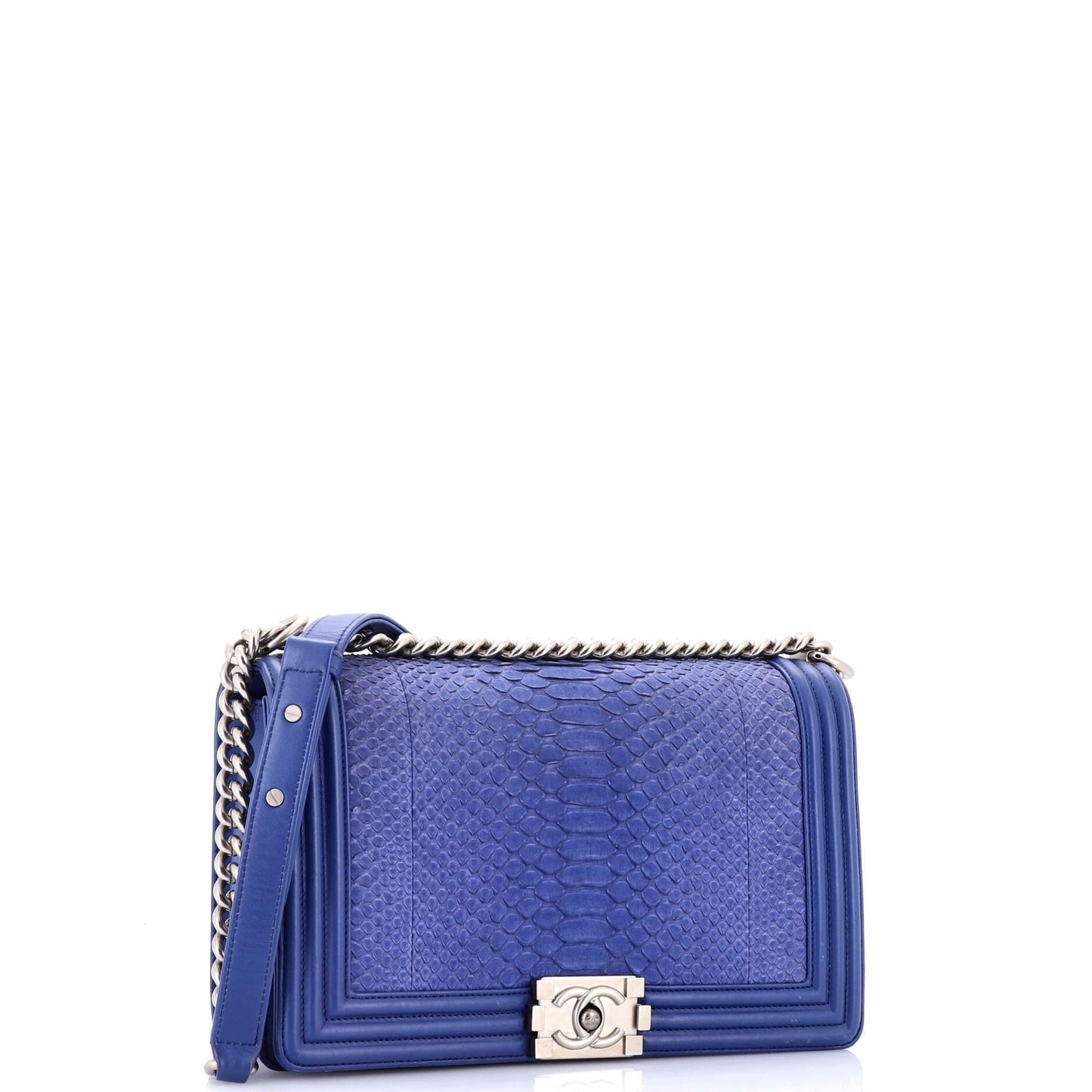 CHANEL ボーイズ パイソン ニューミディアム