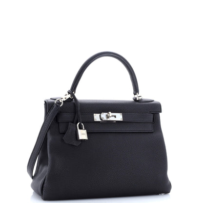 エルメス ケリー ブラック トゴ 28