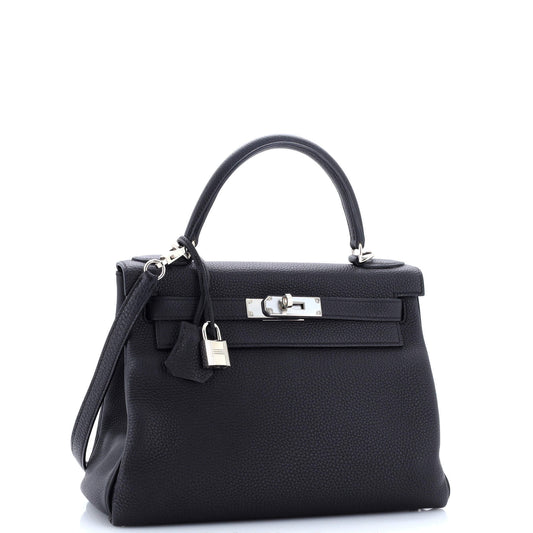 エルメス ケリー ブラック トゴ 28