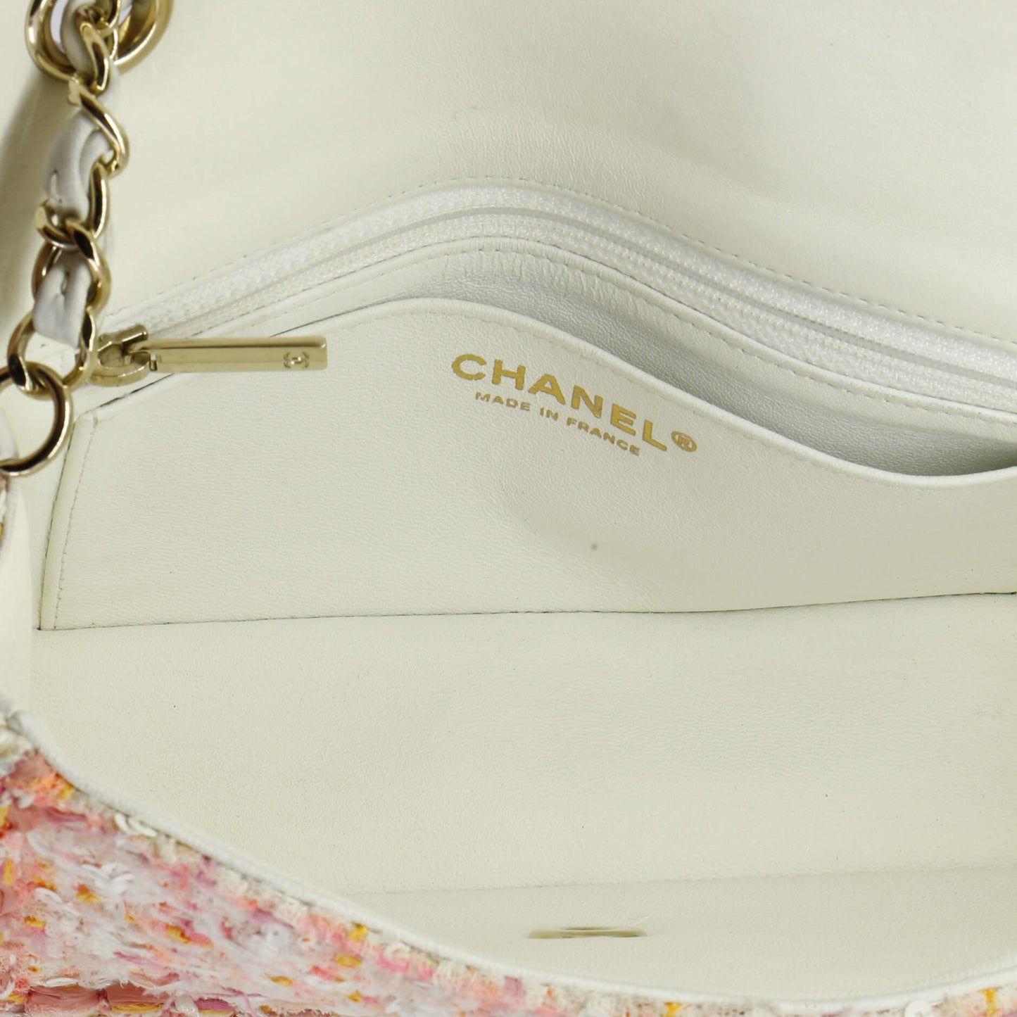 未使用CHANELツイードショルダーバッグ