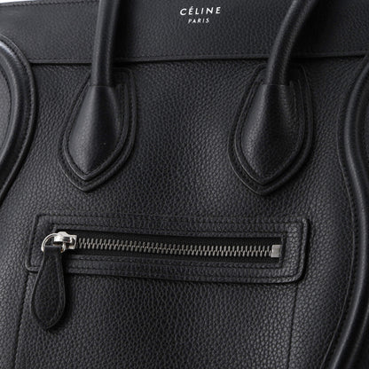 セリーヌ ラゲッジバッグ グレイニーレザー マイクロ