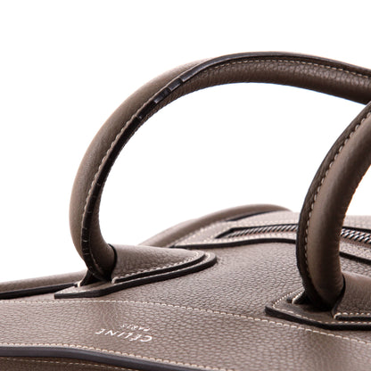 セリーヌ バイカラー ラゲッジバッグ レザー マイクロ