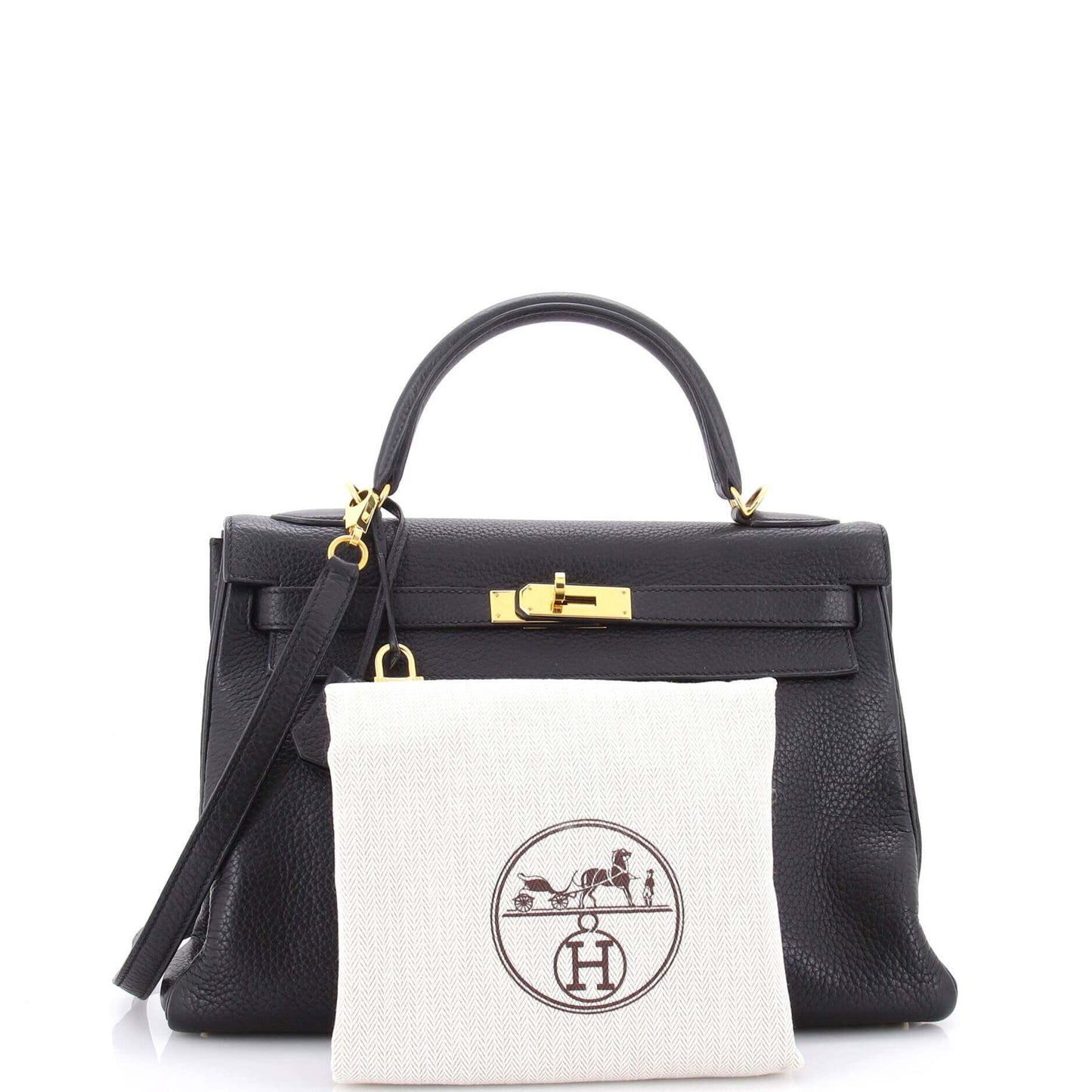 エルメス ケリー ブラッククレマンス 32