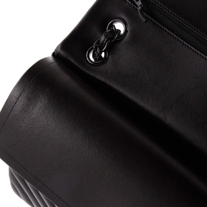 超レア SO BLACK★CHANELラムスキン ジャンボ