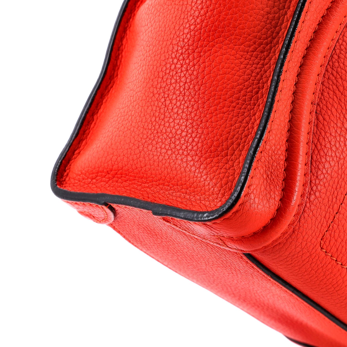 セリーヌ ラゲッジバッグ グレイニーレザー ナノ