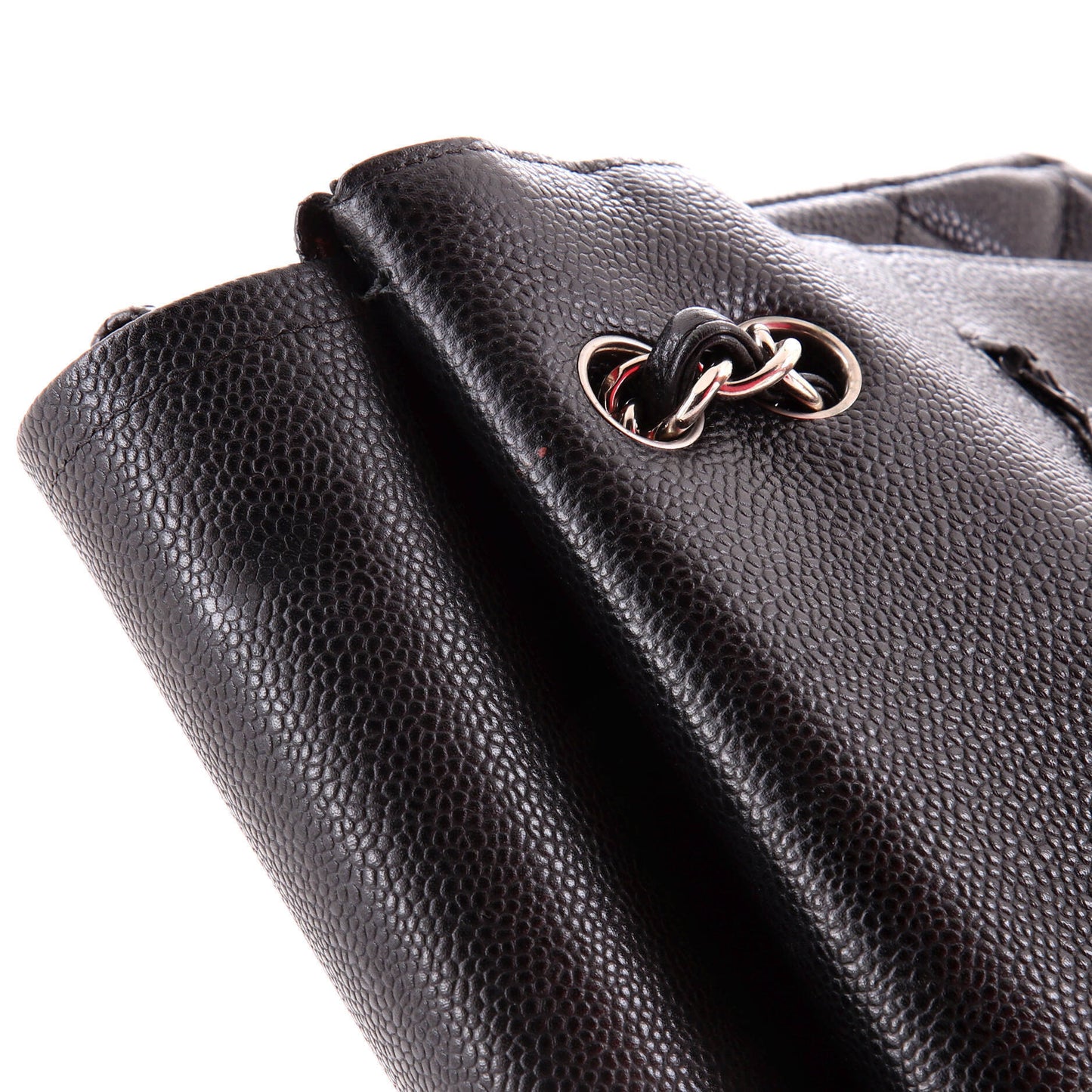 CHANELキャビアスキン マキシ