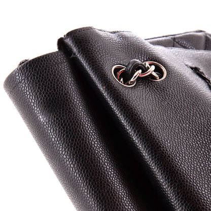 CHANELキャビアスキン マキシ