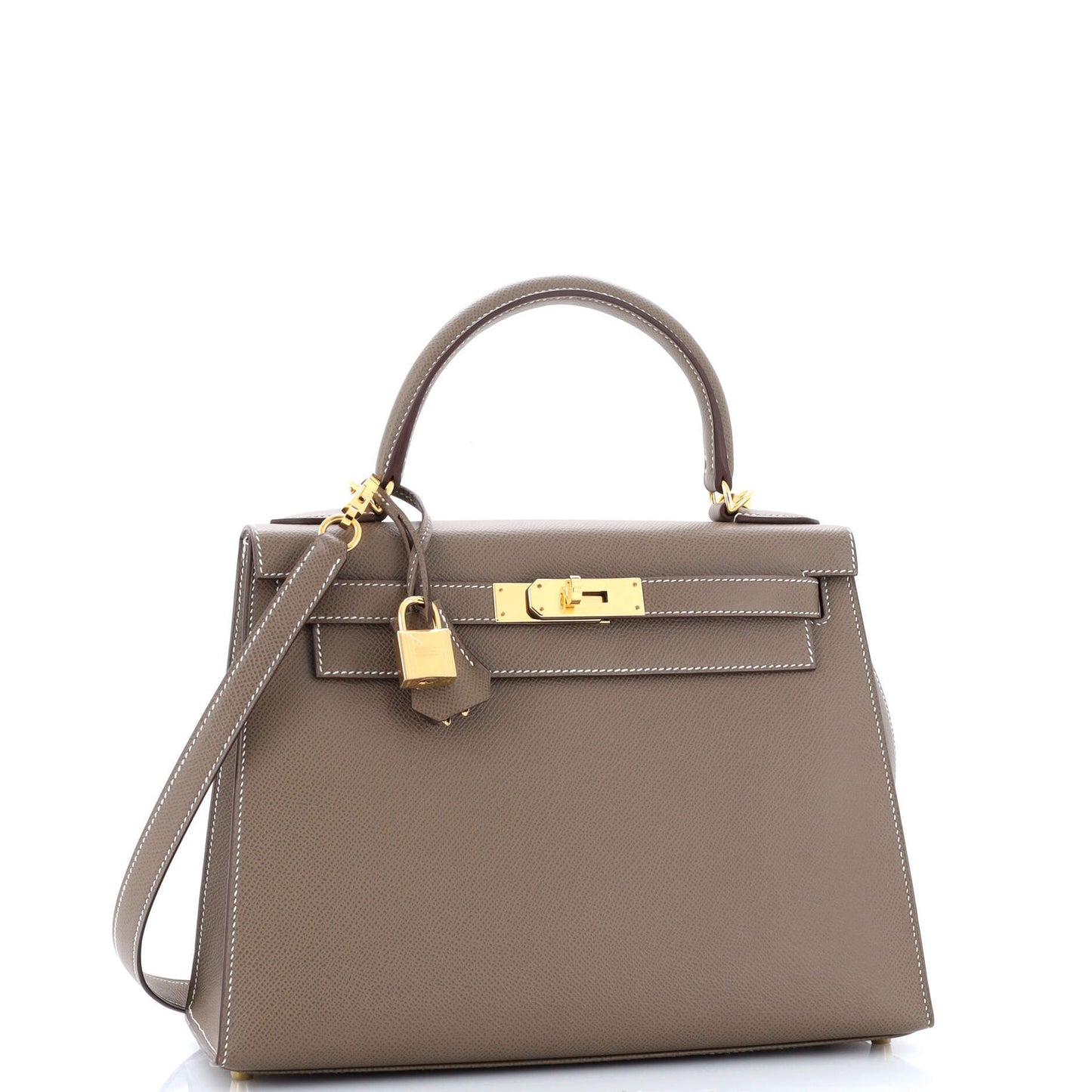 HERMES ケリーグレー ゴールド 28