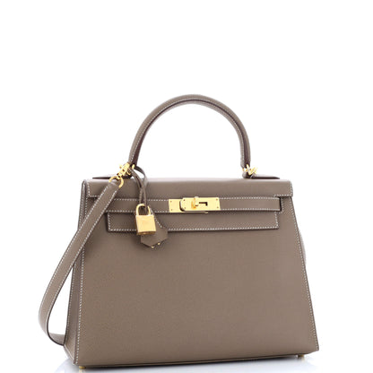 HERMES ケリーグレー ゴールド 28