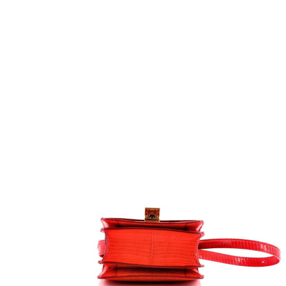 セリーヌ クラシック ボックスバッグ リザード スモール