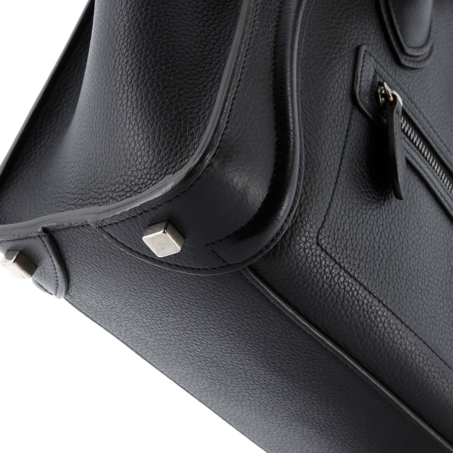 セリーヌ ラゲッジバッグ グレイニーレザー マイクロ