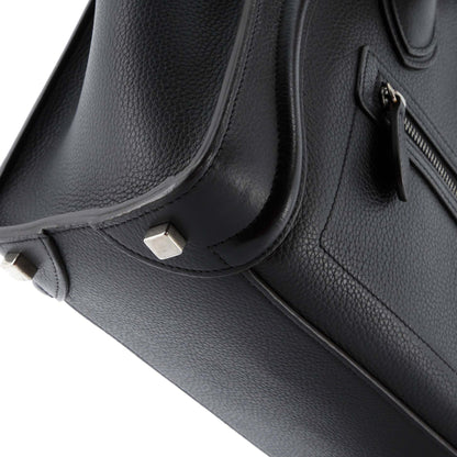 セリーヌ ラゲッジバッグ グレイニーレザー マイクロ