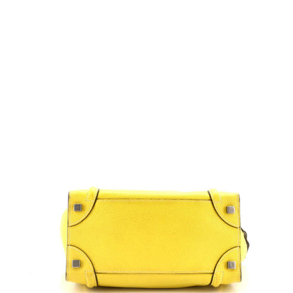 セリーヌ ラゲッジバッグ グレイニーレザー マイクロ