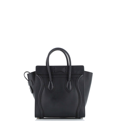 セリーヌ ラゲッジバッグ グレイニーレザー マイクロ