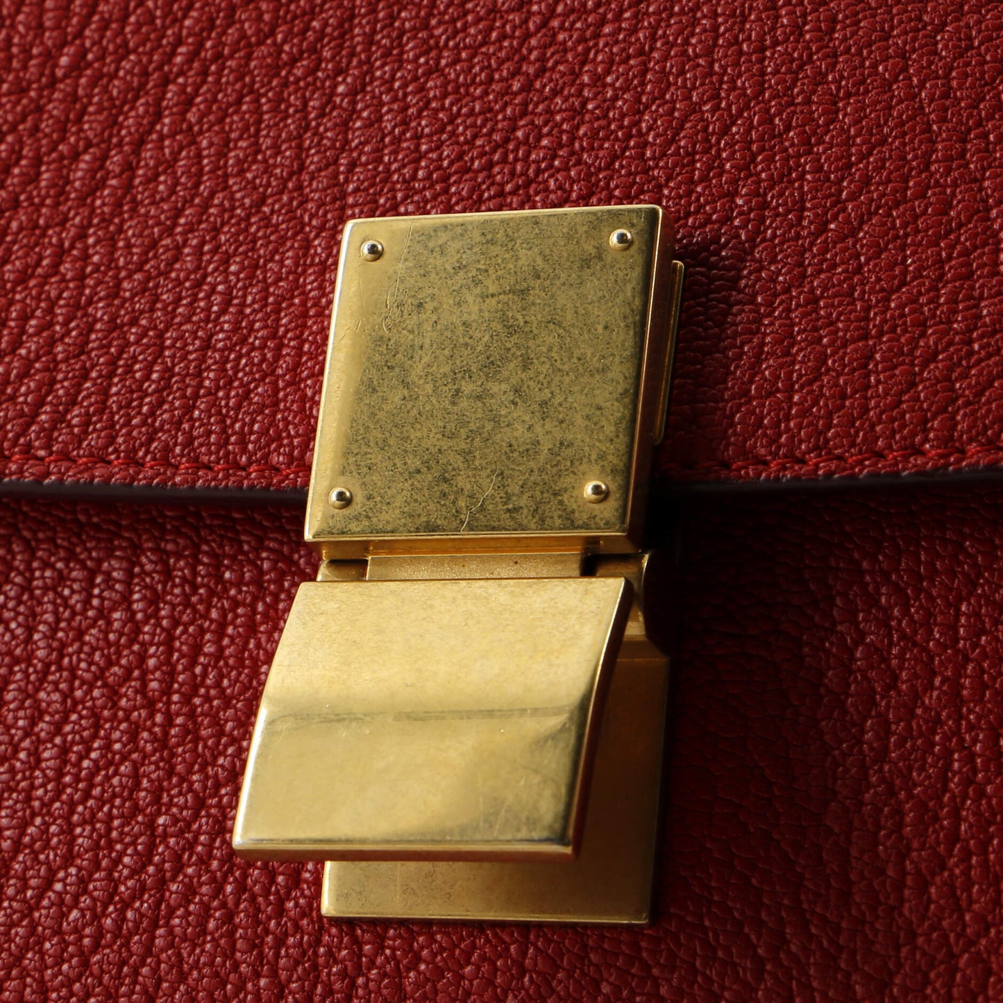 セリーヌ クラシック ボックスバッグ グレイニーレザー ミディアム