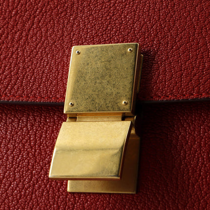 セリーヌ クラシック ボックスバッグ グレイニーレザー ミディアム