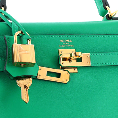 HERMESケリー グリーンスイフト 25