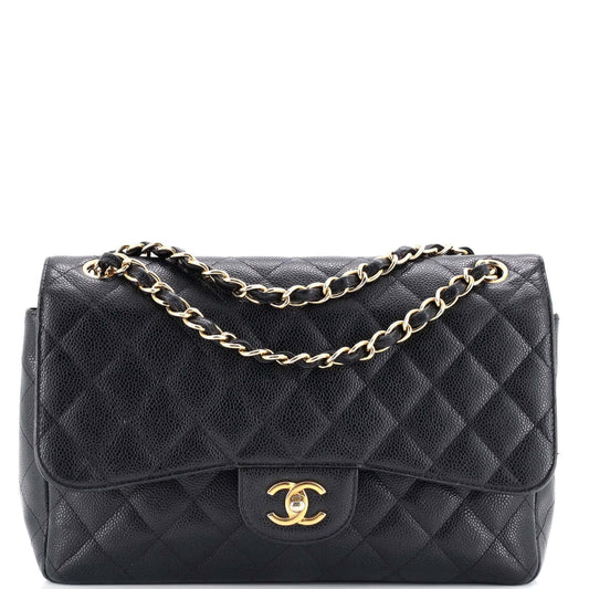 CHANELキャビアスキン ショルダーバッグ