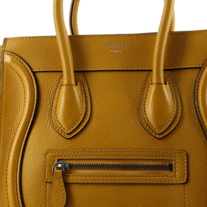 セリーヌ ラゲッジバッグ グレイニーレザー マイクロ