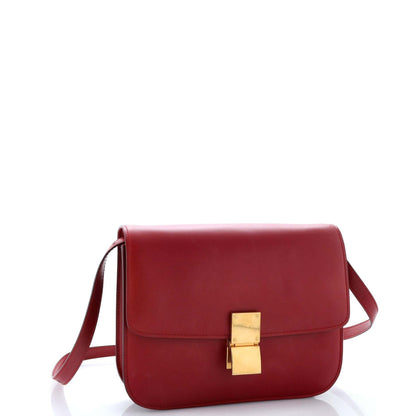 セリーヌ クラシック ボックスバッグ スムースレザー ミディアム