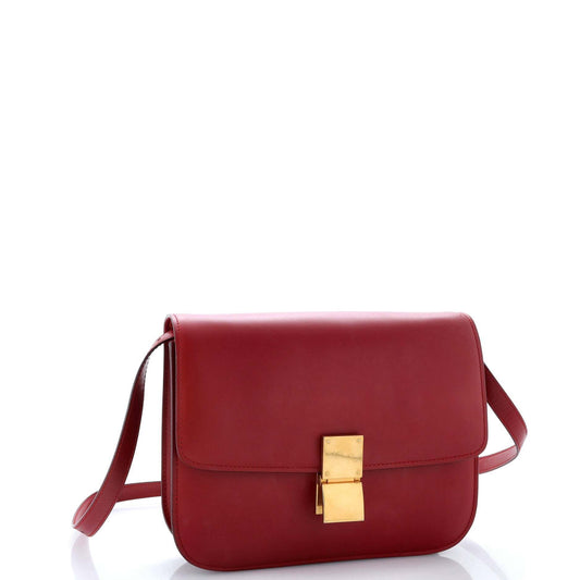 セリーヌ クラシック ボックスバッグ スムースレザー ミディアム